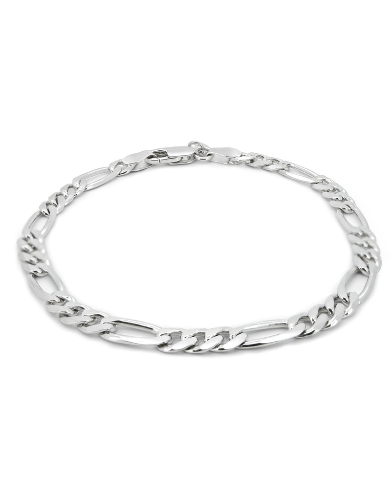Men's Figaro Bracelet 5mm in 925 sterling silver — hero view
