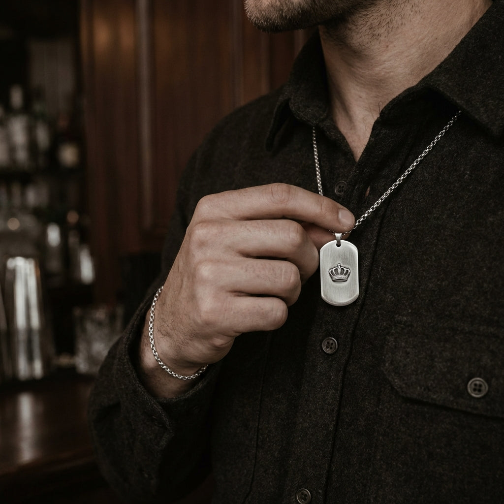 Crown Dog Tag