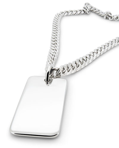 Plain Dog Tag