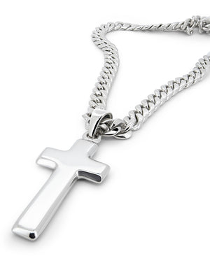 Men's Latin Cross Pendant in 925 sterling silver — hero view