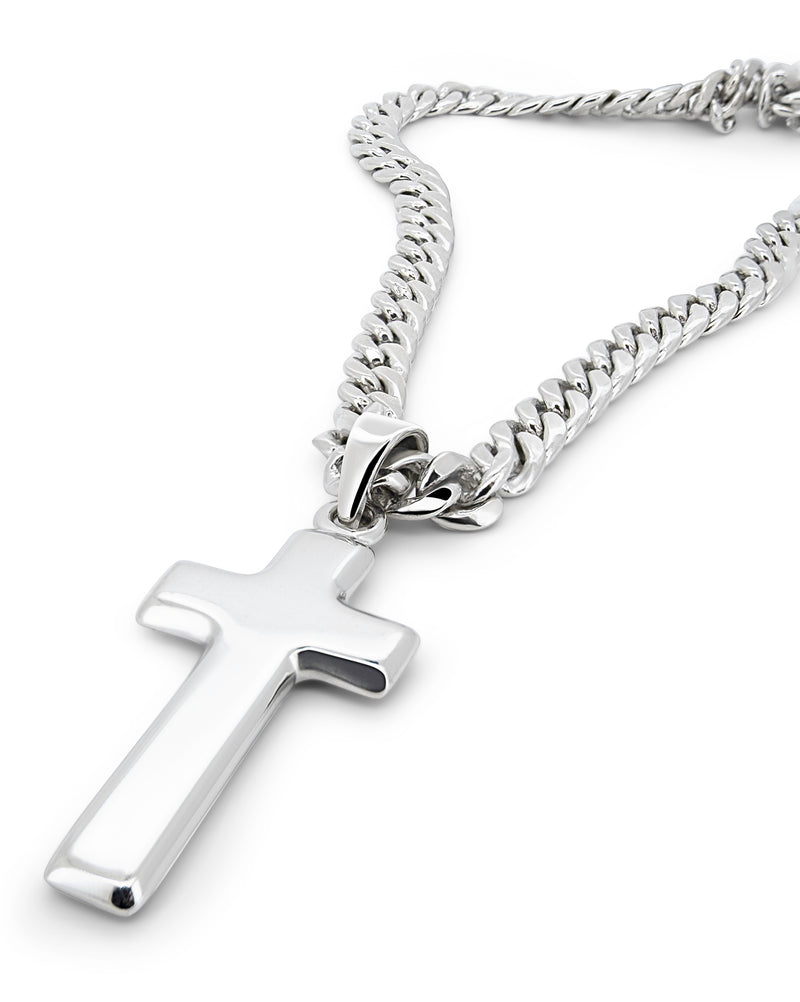 Men's Latin Cross Pendant in 925 sterling silver — hero view