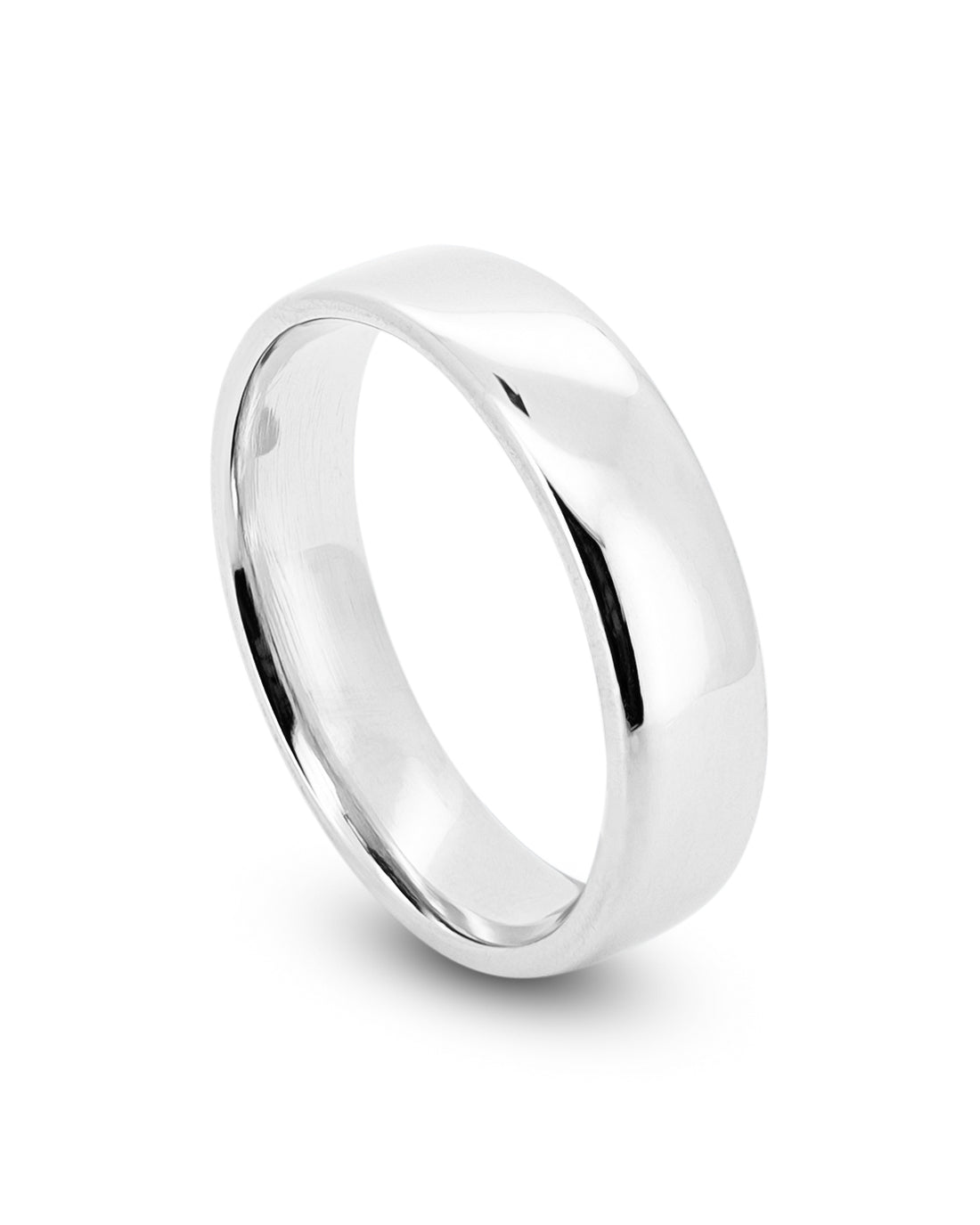 Plain Band Ring - hero view, 925 sterling silver