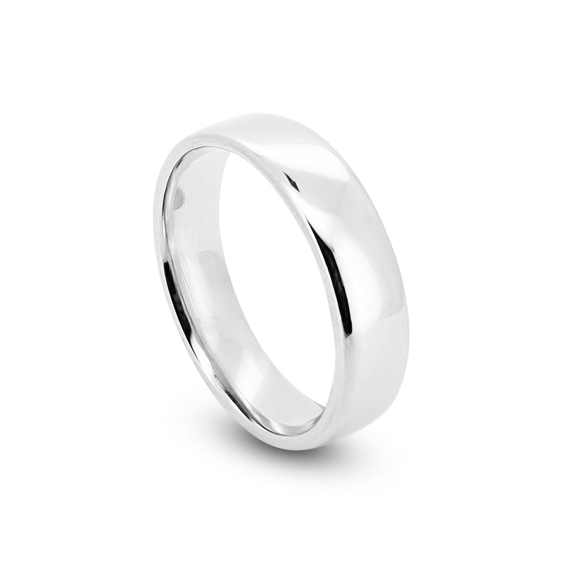 Plain Band Ring - hero view, 925 sterling silver
