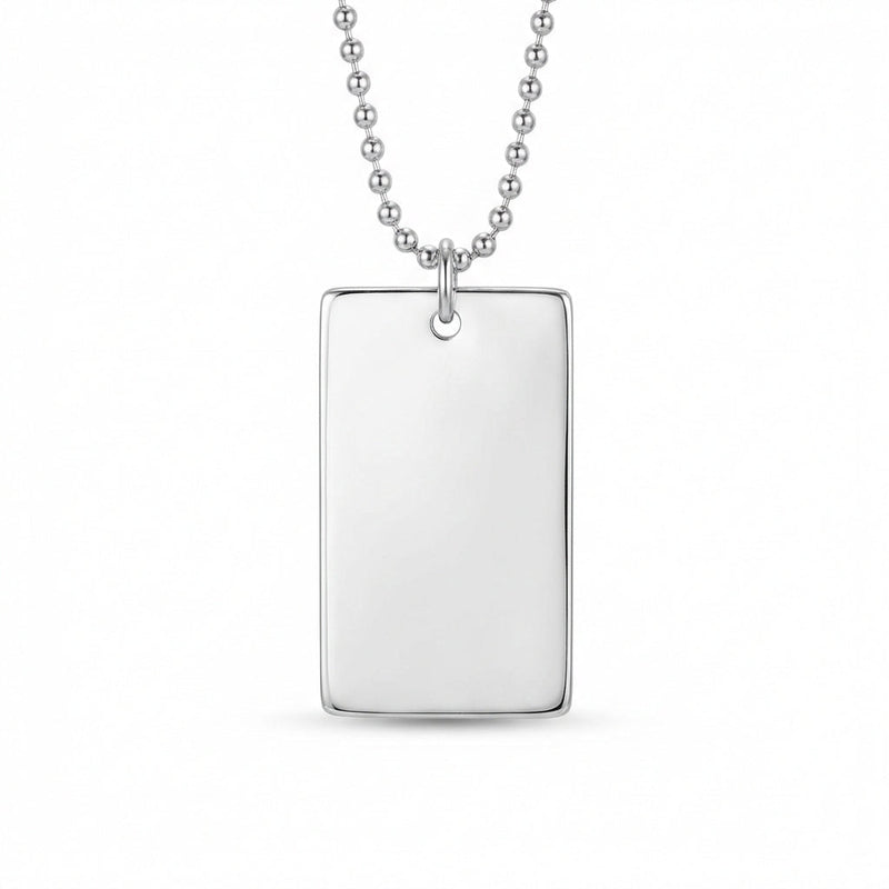 Plain Dog Tag