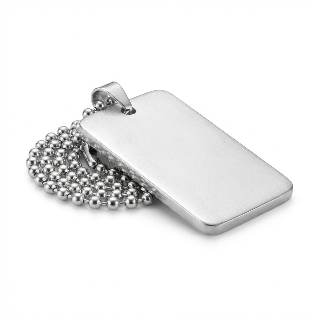 Plain Dog Tag