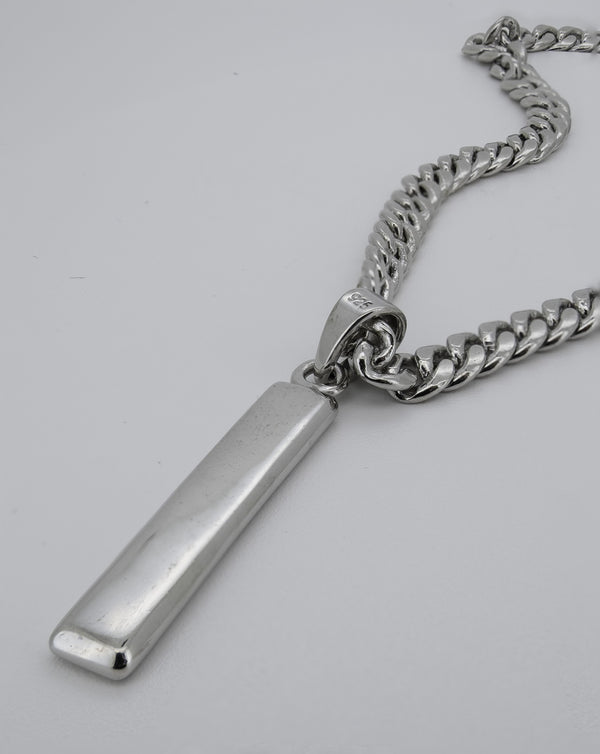 Totem Pendant - with Cuban chain, 925 sterling silver